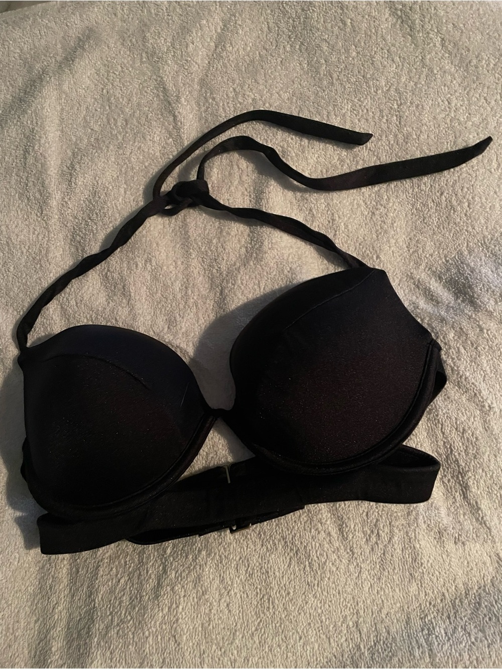 Victoria's Secret Black Halter Push-Up Bra